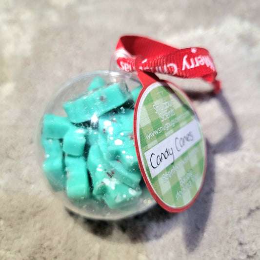 Candy Canes Bauble Wax Melts - Christmas Collection